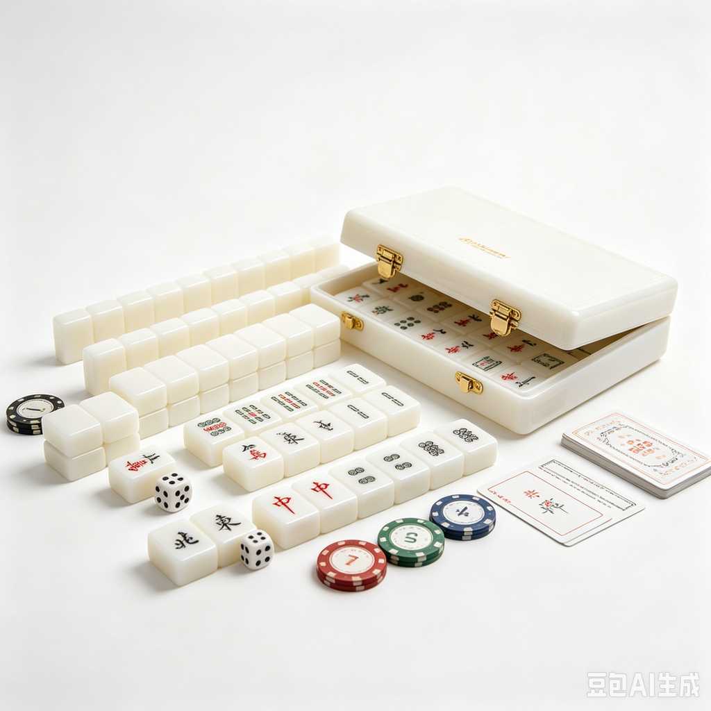 fine polished mahjong set